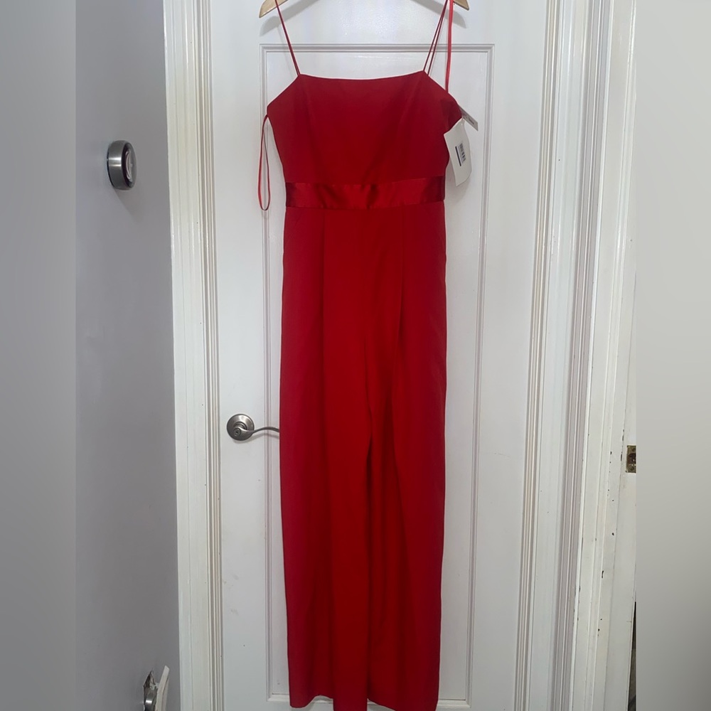 NEW MILLY of New York Tie-Back Spaghetti Strap Jumper size 10
